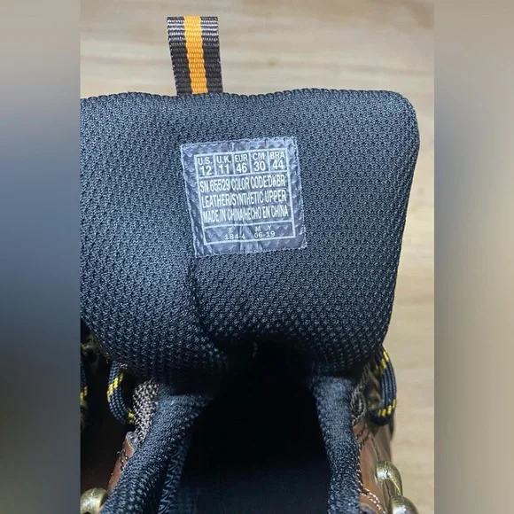 Skechers Men's Relaxed Fit: Relment - Pelmo WP Hiking Boots Brown Size 12 - Picture 6 of 9